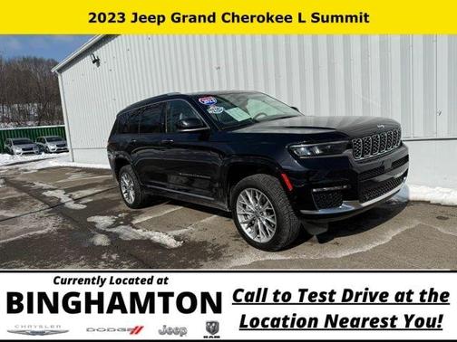 Diamond Black 2023 Jeep Grand Cherokee L Summit