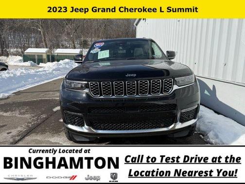 Diamond Black 2023 Jeep Grand Cherokee L Summit