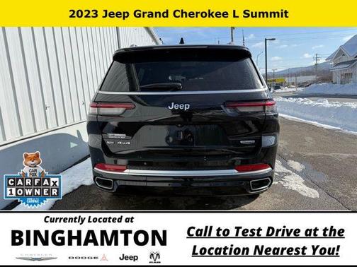 Diamond Black 2023 Jeep Grand Cherokee L Summit