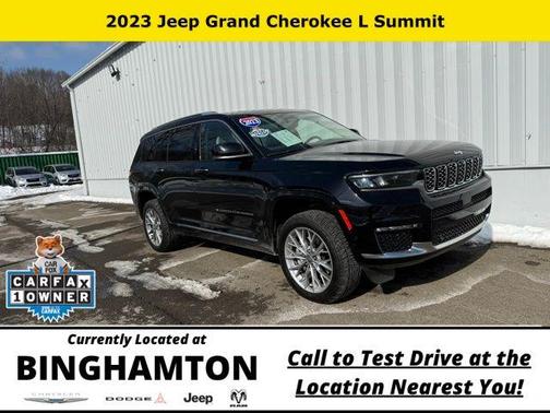 Diamond Black 2023 Jeep Grand Cherokee L Summit