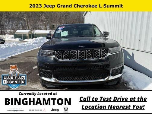 Diamond Black 2023 Jeep Grand Cherokee L Summit