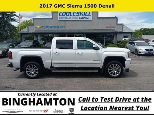 White Frost Tri-Coat 2017 GMC Sierra 1500 Denali