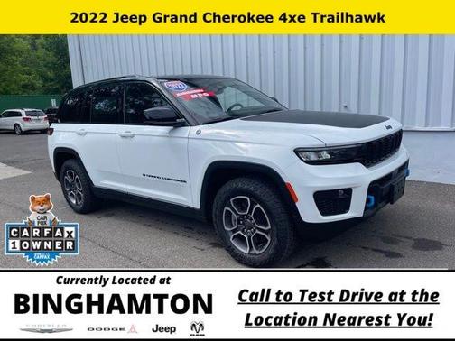 Bright White Clearcoat 2022 Jeep Grand Cherokee 4xe Trailhawk