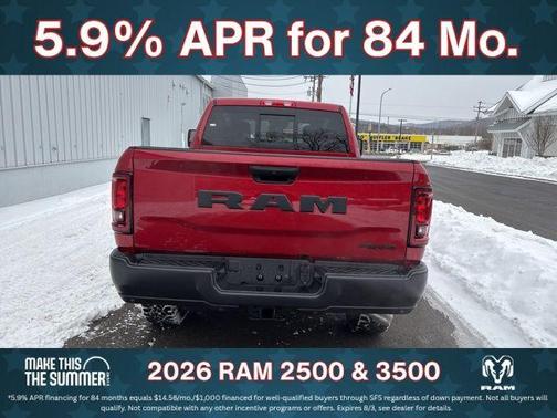 Molten Red Pearlcoat 2026 RAM 2500 Tradesman