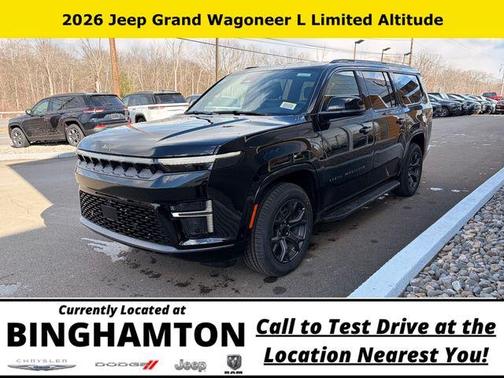 Gloss Black 2026 Jeep Grand Wagoneer L Limited