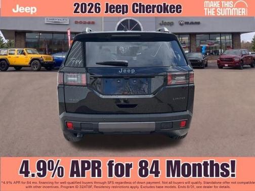 Diamond Black 2026 Jeep Cherokee LAREDO/LIMITED