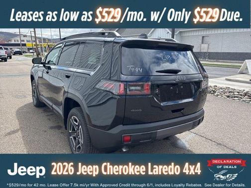 Diamond Black 2026 Jeep Cherokee LAREDO/LIMITED
