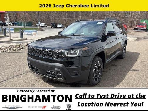 Diamond Black 2026 Jeep Cherokee LAREDO/LIMITED