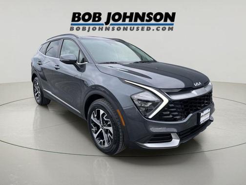 Gravity Gray 2023 Kia Sportage Hybrid EX