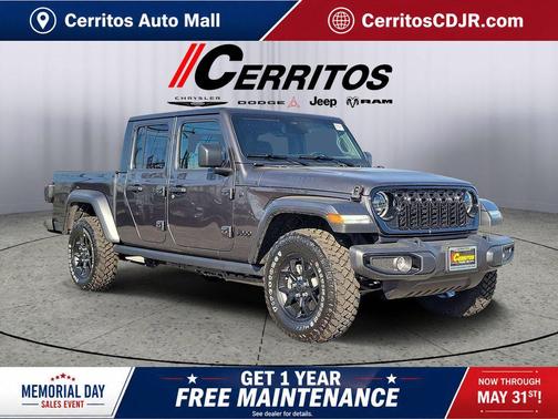 Granite Crystal Metallic Clearcoat 2026 Jeep Gladiator Willys 4x4