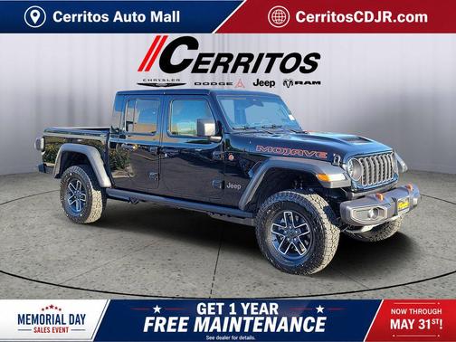 Black Clearcoat 2026 Jeep Gladiator Mojave 4x4