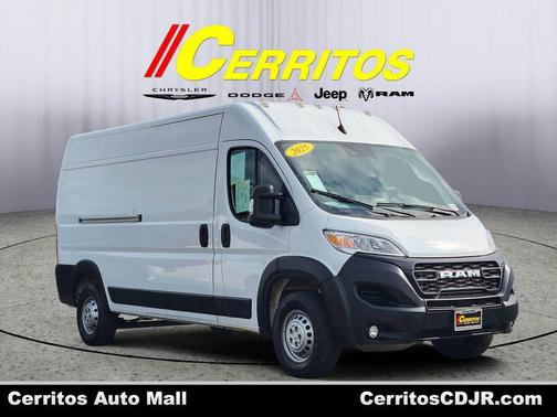 Bright White Clearcoat 2025 RAM ProMaster 3500 High Roof