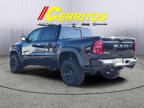 Diamond Black Crystal Pearlcoat 2026 RAM 1500 RHO Crew Cab 4x4 5'7' Box