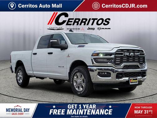 Bright White Clearcoat 2026 RAM 2500 Big Horn