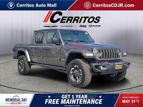 Granite Crystal Metallic Clearcoat 2026 Jeep Gladiator Rubicon