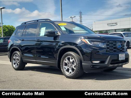 Crystal Black Pearl 2023 Honda Passport AWD TrailSport