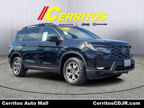 Crystal Black Pearl 2023 Honda Passport AWD TrailSport