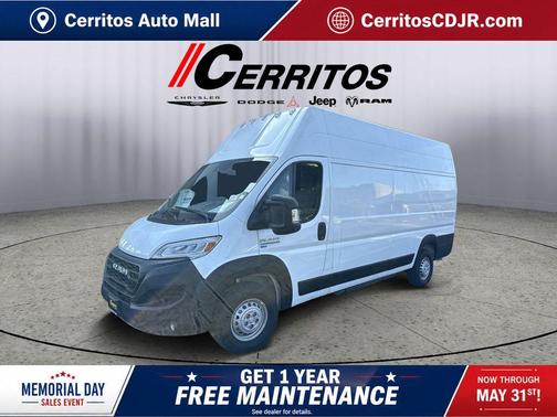 Bright White Clearcoat 2024 RAM ProMaster 3500 High Roof