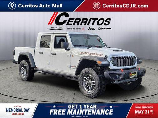 Bright White Clearcoat 2026 Jeep Gladiator Mojave 4x4