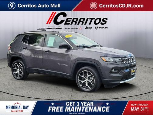 Baltic Gray Metallic Clearcoat 2024 Jeep Compass Limited