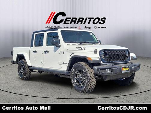 Bright White Clearcoat 2026 Jeep Gladiator Willys 4x4