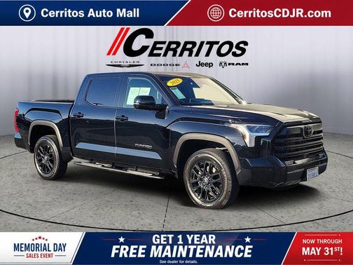 Midnight Black Metallic 2025 Toyota Tundra Limited