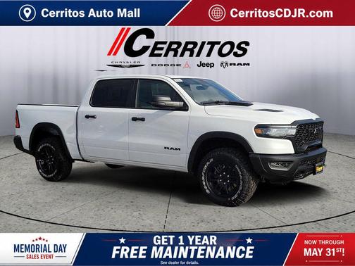 Bright White Clearcoat 2026 RAM 1500 Rebel