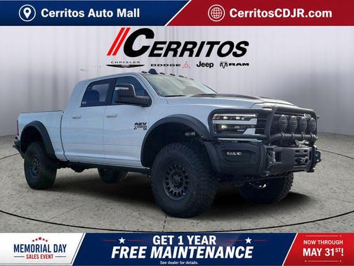 Bright White Clearcoat 2025 RAM 2500 Laramie Mega Cab 4x4 6'4' Box