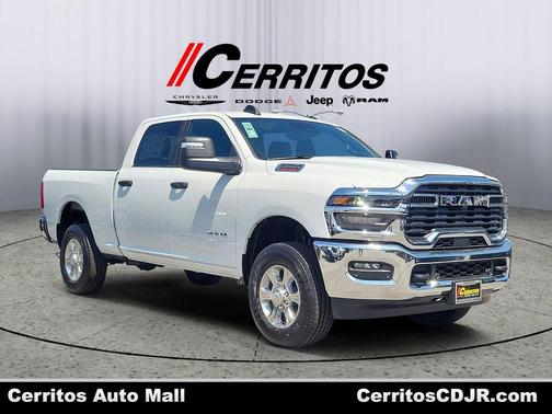 Bright White Clearcoat 2026 RAM 2500 Big Horn Crew Cab 4x4 6'4' Box