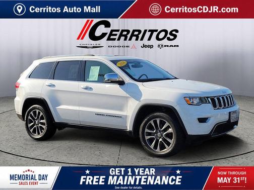 Bright White Clearcoat 2018 Jeep Grand Cherokee Limited