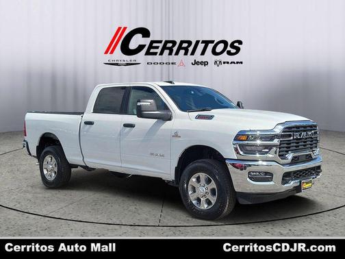 Bright White Clearcoat 2026 RAM 2500 Big Horn Crew Cab 4x4 6'4' Box