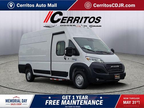 Bright White Clearcoat 2024 RAM ProMaster 3500 High Roof