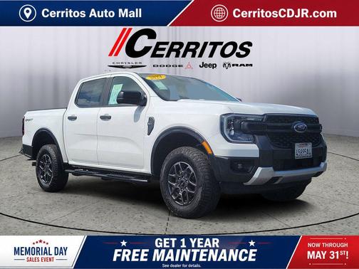 Oxford White 2024 Ford Ranger XLT