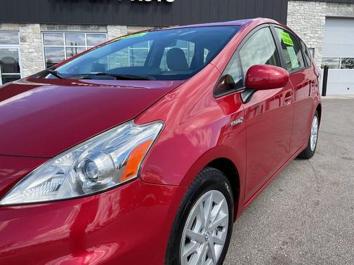 Barcelona Red Metallic 2012 Toyota Prius v Three