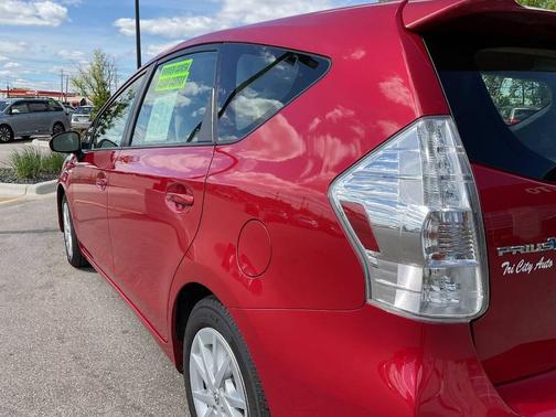 Barcelona Red Metallic 2012 Toyota Prius v Three