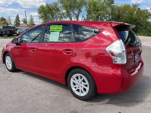 Barcelona Red Metallic 2012 Toyota Prius v Three