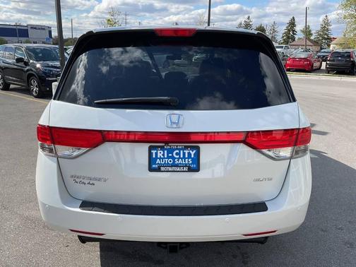 White Diamond Pearl 2014 Honda Odyssey Touring Elite