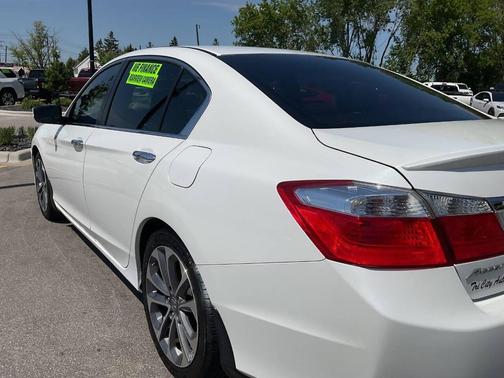 White Orchid Pearl 2014 Honda Accord Sport