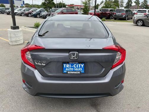 Modern Steel Metallic 2017 Honda Civic LX