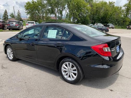 Crystal Black Pearl 2012 Honda Civic EX