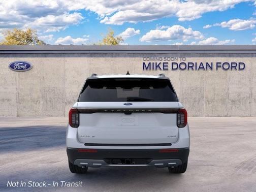 Space White Metallic 2026 Ford Explorer Active