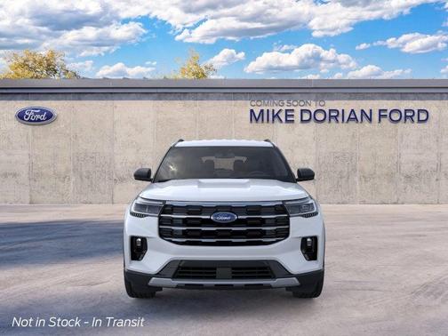 Space White Metallic 2026 Ford Explorer Active