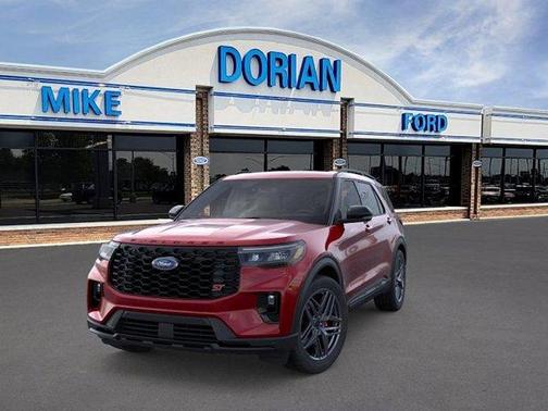 Rapid Red Metallic Tinted Clearcoat 2026 Ford Explorer ST