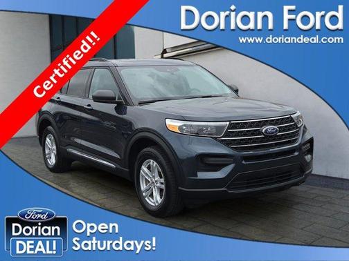 Stone Blue Metallic 2023 Ford Explorer XLT