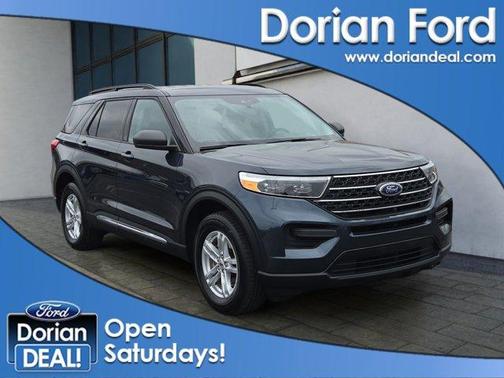 Blue 2023 Ford Explorer XLT