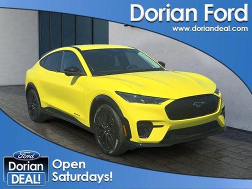 Yellow 2025 Ford Mustang Mach-E Premium