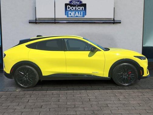 Yellow 2025 Ford Mustang Mach-E Premium