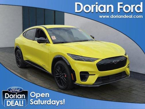 Yellow 2025 Ford Mustang Mach-E Premium