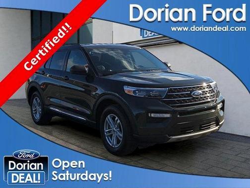 Forged Green Metallic 2023 Ford Explorer XLT