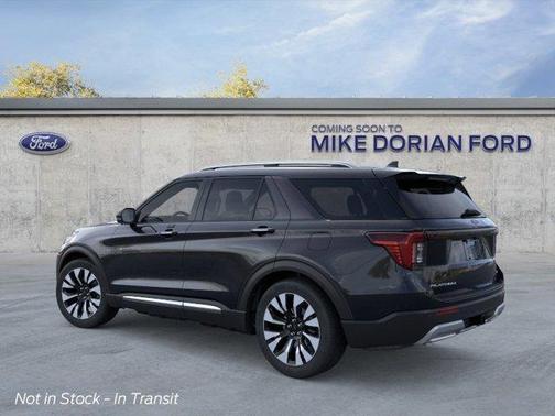Agate Black Metallic 2026 Ford Explorer Platinum
